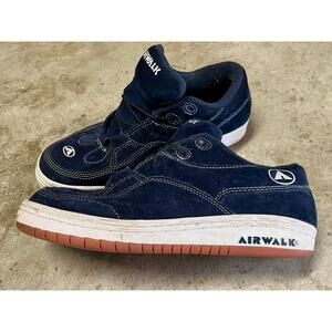 AIRWALK Vintage 90’s Skateboarding Shoes Navy Men's US Size 9.5 Medium
